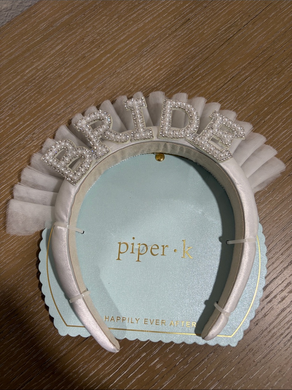 NWT Piper K Bride Embellished Headband